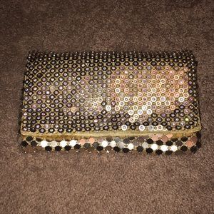 Gold Medium Clutch